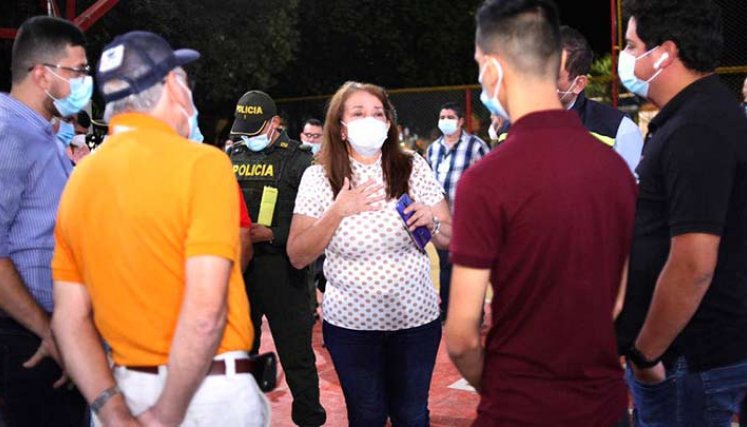 La alcaldía llegó a El Escobal a brindar atención a sus problemas./Foto Cortesía