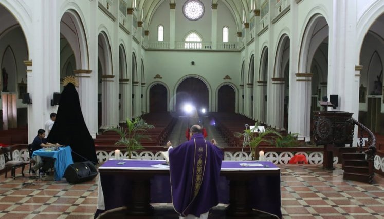 Celebración Semana Santa 2021.  Foto: La Opinón