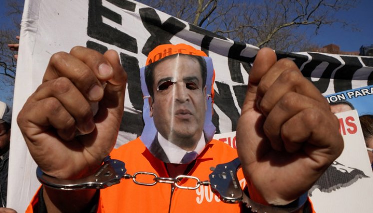Repudio y burlas por la condena del hermano del presidente hondureño./ Foto: AFP
