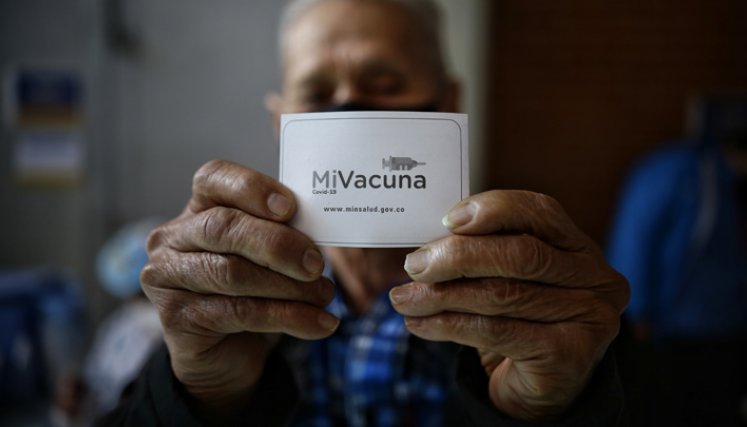Avanza el plan de vacunación contra el coronavirus en Colombia. / Foto: Colpensa