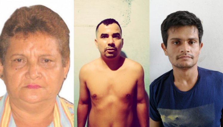 María Nelly Pérez, Juan José García, Kevin Oswaldo García