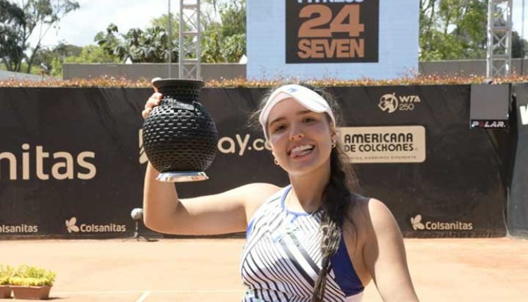 María Camila Osorio Serrano, campeona de la Copa Colsanitas