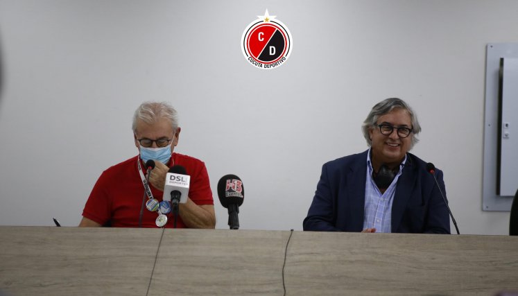 Rueda de prensa entre la alcaldía y el gerente liquidador del Cúcuta 