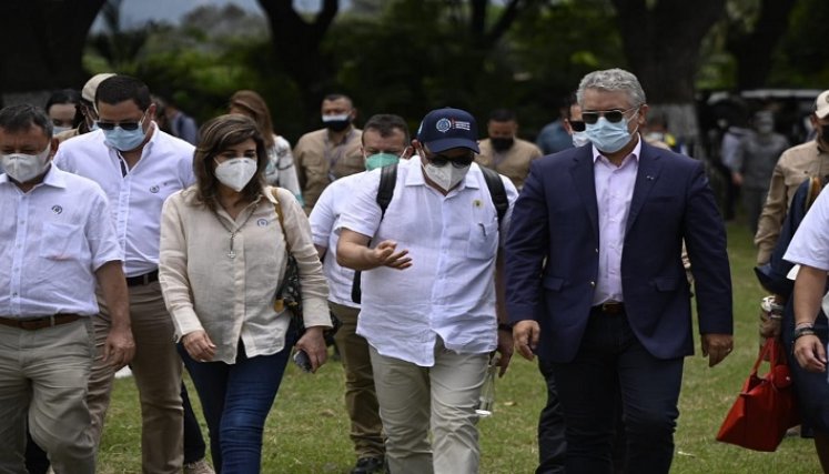 Minutos antes de radicar la reforma tributaria, Duque insiste en su aprobación./FOTO: Colprensa