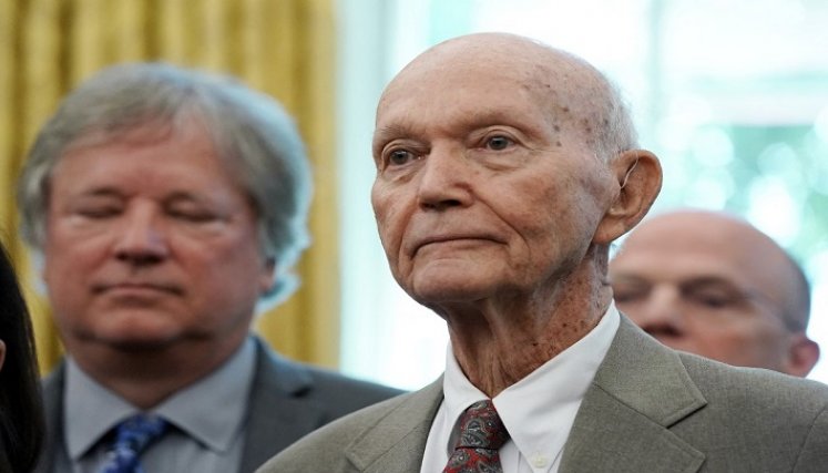 Muere Michael Collins, astronauta de la misión Apolo 11./FOTO: AFP
