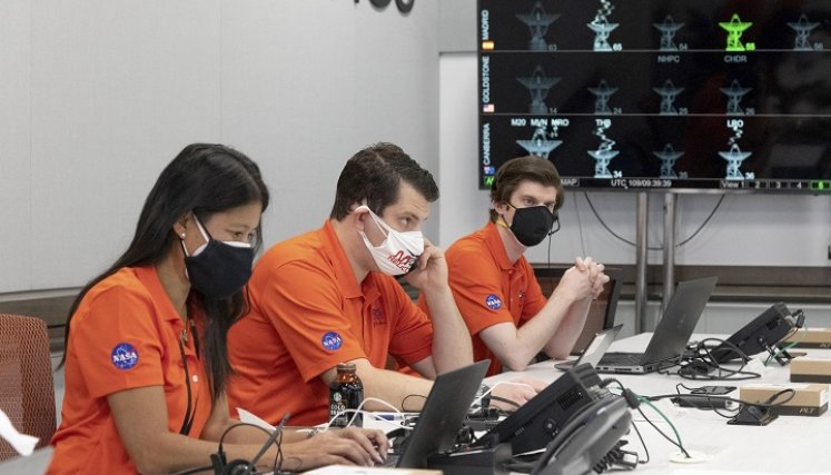 En la NASA celebraron la hazaña. / Foto: AFP