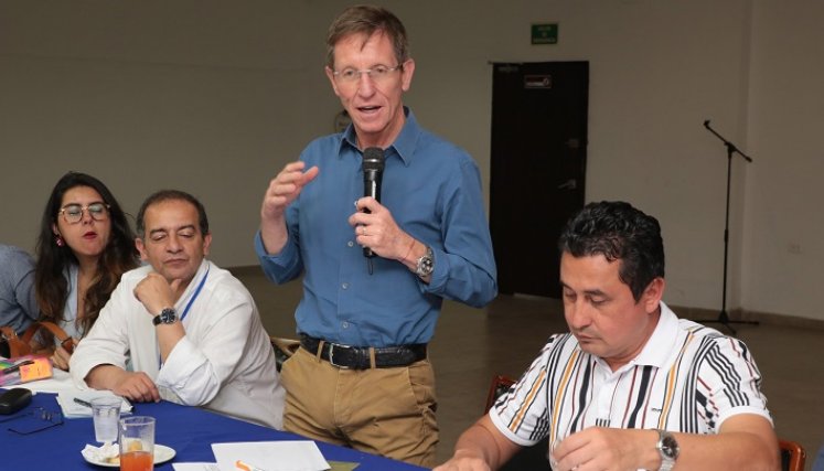Emilio Archila (centro), consejero Presidencial para la Estabilización. / Foto: archivo
