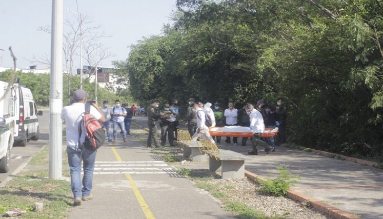El cadáver de Alid José Beaujon Vlacio fue hallado la mañana de ayer.