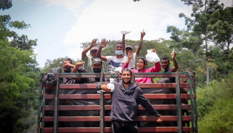 Tránsito de migrantes en Colombia