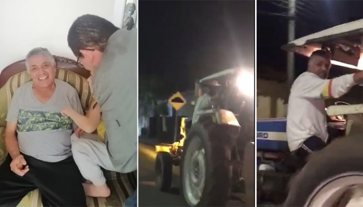 El comerciante Jesús Emiro Blanco Barbosa fue liberado en zona rural de Ábrego en la madrugada de este sábado. Los familiares guardan hermetismo sobre las exigencias del grupo que lo mantenía en su poder. / Foto: Cortesía