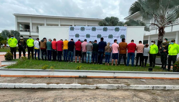 Las capturas se registraron en diferentes municipios de Norte de Santander y Cesar.