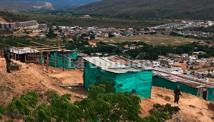 En esta zona del municipio de Los Patios, los residentes esperan que las autoridades desarticulen completamente a dicha banda.