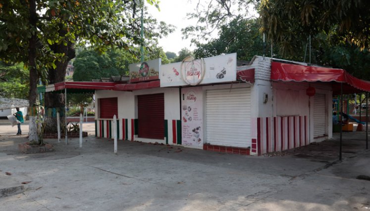 De 9 y 7 millones de pesos aproximadamente es la deuda en luz y agua del administrador saliente del parque San Rafael, en Cúcuta. / Foto: Alfredo Estévez