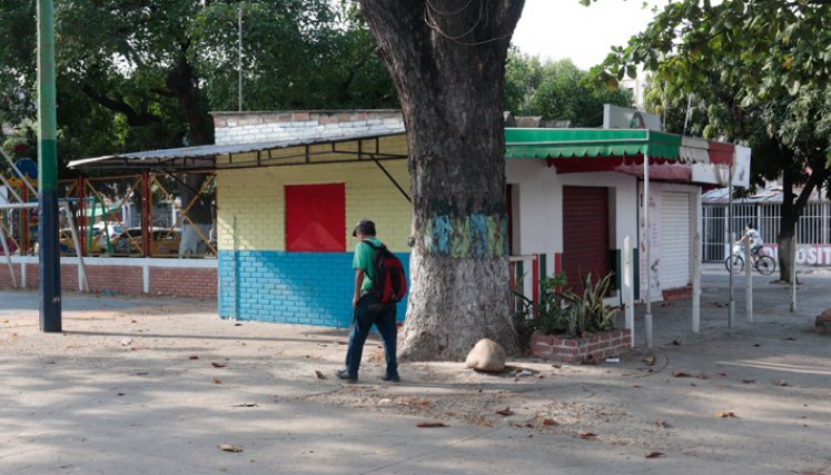 De 9 y 7 millones de pesos aproximadamente es la deuda en luz y agua del administrador saliente del parque San Rafael, en Cúcuta. / Foto: Alfredo Estévez