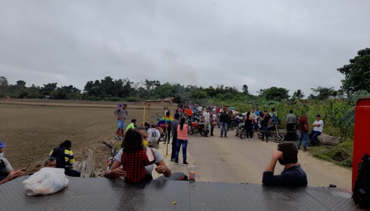 Protesta en Agua Clara
