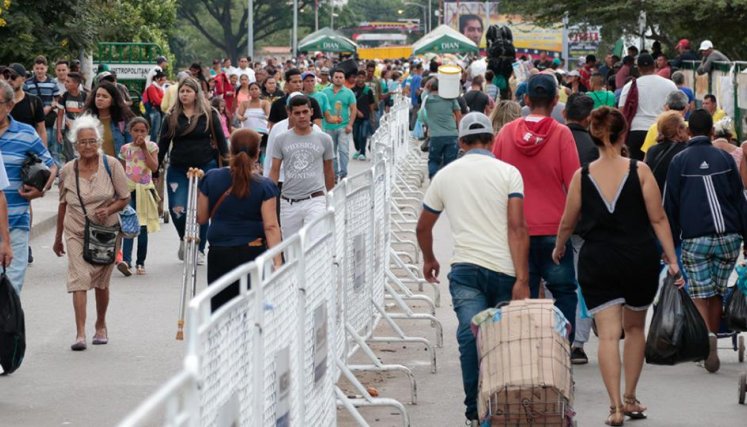 Migrantes venezolanos en Colombia