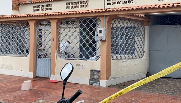 José Martínez Peña se disparó en el porche de la vivienda.