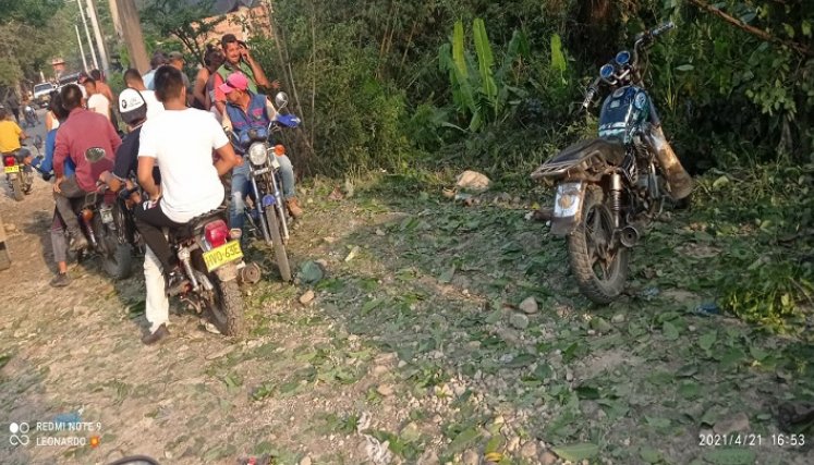 El ataque con explosivo se produjo en el barrio Largo de Tibú.