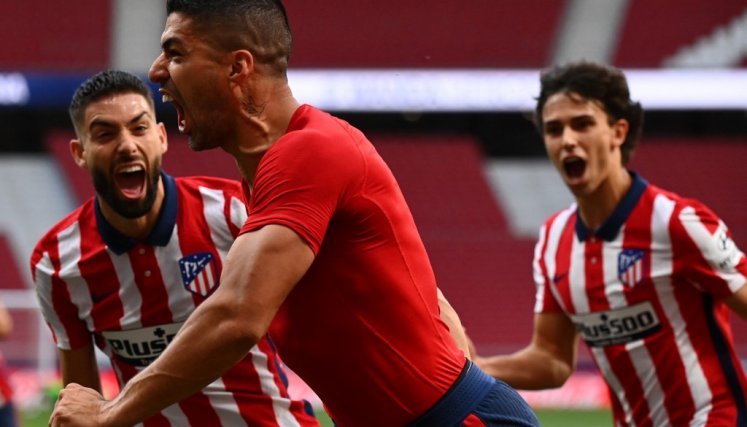  Luis Suárez confirma que se queda en el Atlético./Foto: AFP