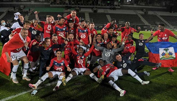Lille de Francia nuevo campeón de la Liga uno.