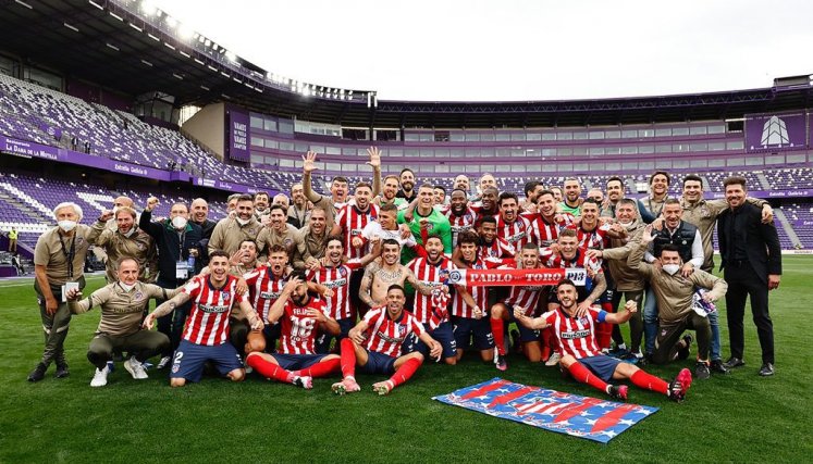 Atlético de Madrid se consagró campeón de la Liga española 2020-2021