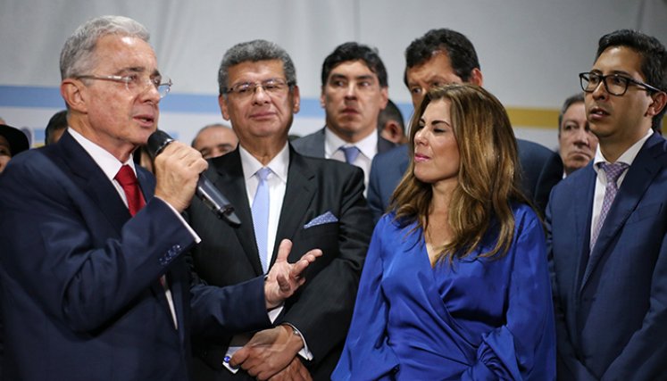 Miembros del partido Centro Demócratico.