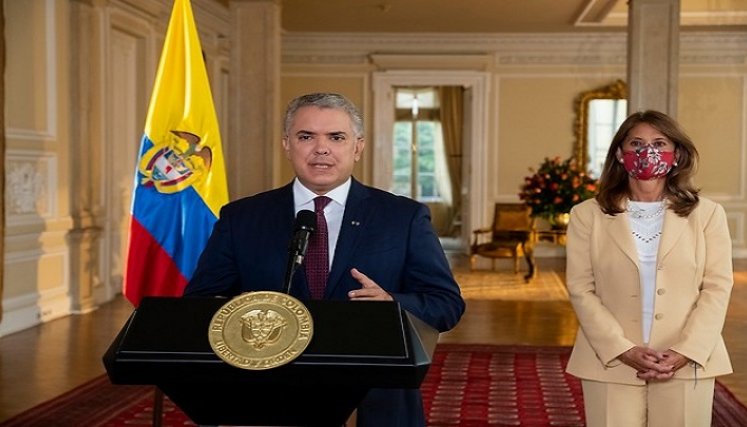 Tras reiterar su rechazo a los actos vandálicos de los últimos días, el presidente Iván Duque, anunció una línea telefónica para se hagan las denuncias de esas acciones./Foto: Colprensa