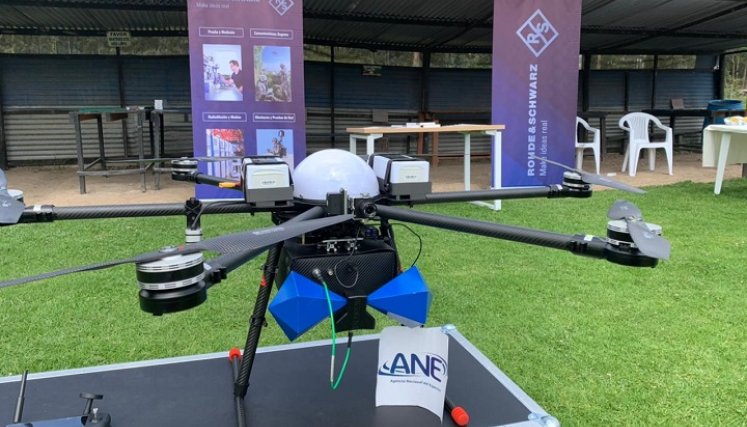 El dron cuenta cuenta con instrumentos de medición para el monitoreo 