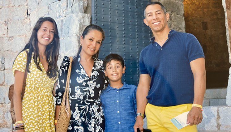 Aunque viven en España, la familia Diaz Pabón viaja seguido a Colombia para compartir con sus familiares. / Foto Cortesía