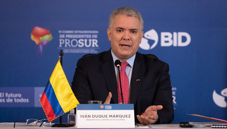 Iván Duque, presidente de Colombia.