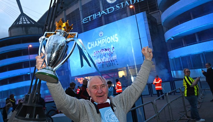 Manchester City logró su séptimo campeonato en la Premier League. 