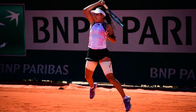 La cucuteña María Camila Osorio terminó su participación en Roland Garros. 