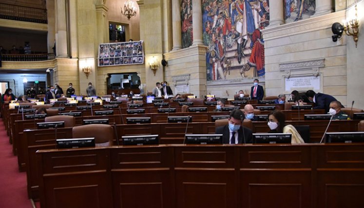 Moción de censura de Diego Molano, ministro de Defensa.