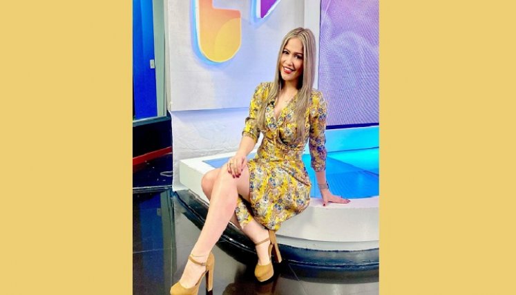 Es una cucuteña que trabaja en el programa "Lo sé Todo".