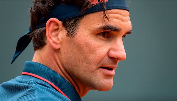 Roger Federar se prepara para el Roland Garros. 