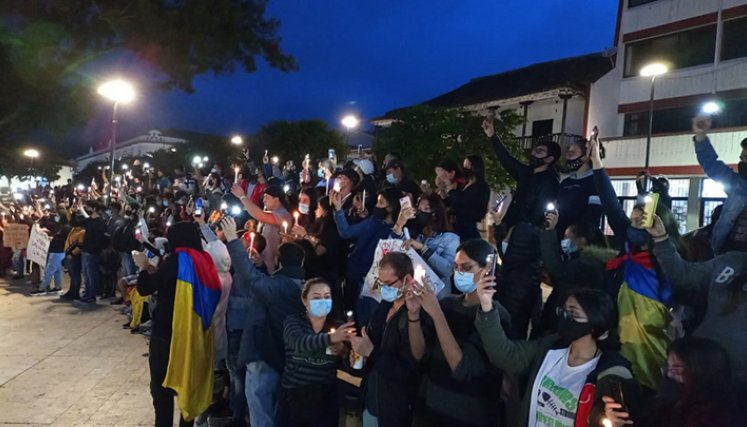 Manifestaciones en Pamplona.