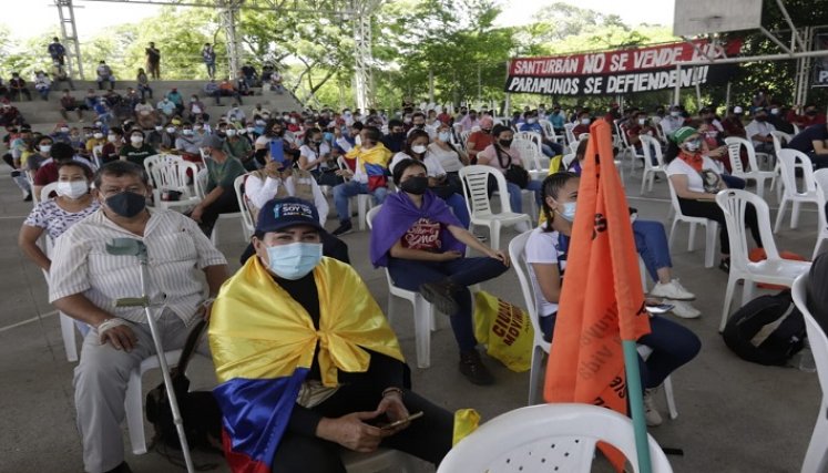 Cabildo abierto en el municipio de El Zulia, Norte de Santander./Foto: Alfredo Estévez - La Opinión