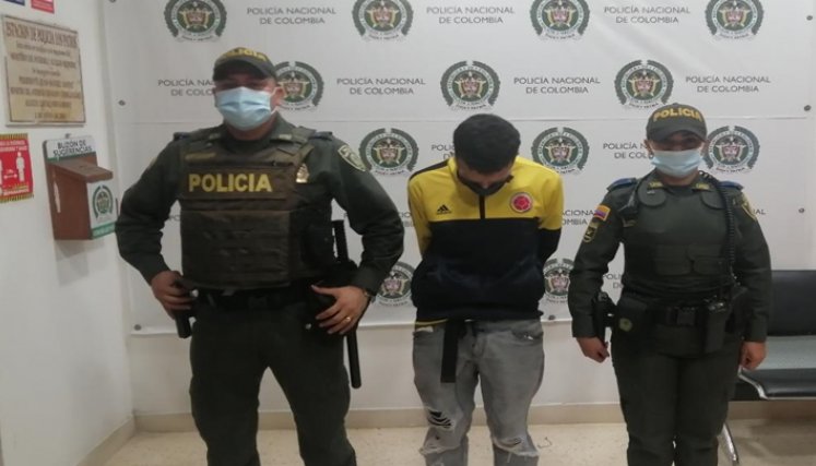 Kevin Andrés Granda fue sorprendido incumpliendo la detención domiciliaria.