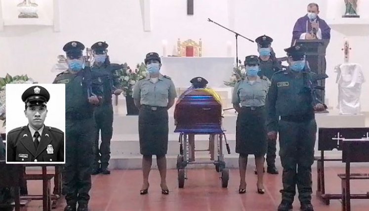 El último de estos hechos fue la muerte del patrullero Cristian Álvarez, en el municipio La Playa de Belén de Norte de Santander, cuando se presentó un hostigamiento en la Estación de Policía. / Foto: Policía