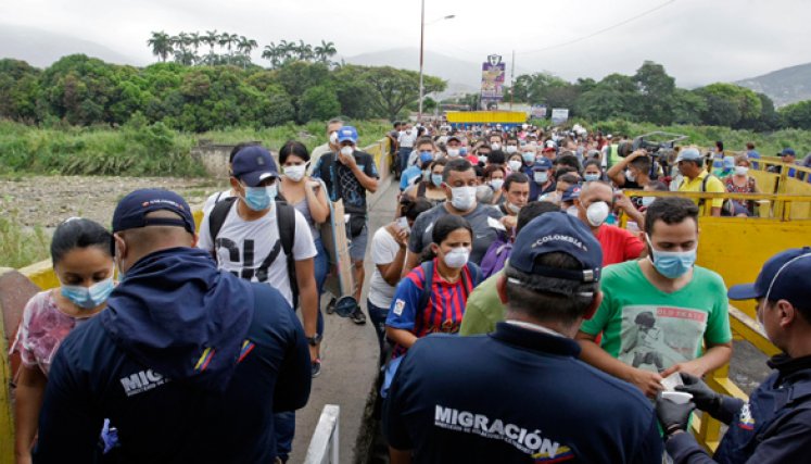 Migración pendular y sus dimensiones en la frontera cucuteña después del cierre fronterizo /Cortesía