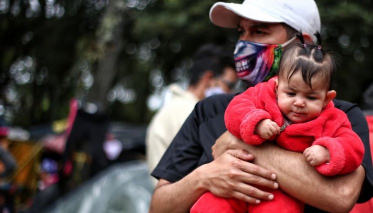 Niños nacidos en Colombia