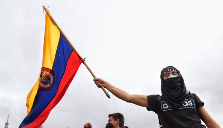 El proyecto reforma tributaria generó protestas en todo el país. / Foto: Colprensa