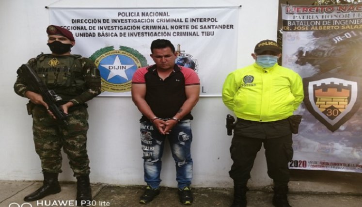 Ángel Miro López García fue detenido en Tibú.