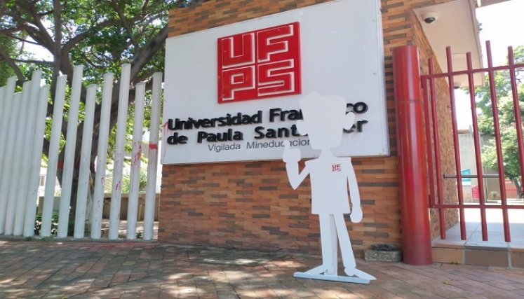 Plantón de estudiantes de la UFPS en Cúcuta./Foto: La Opinión