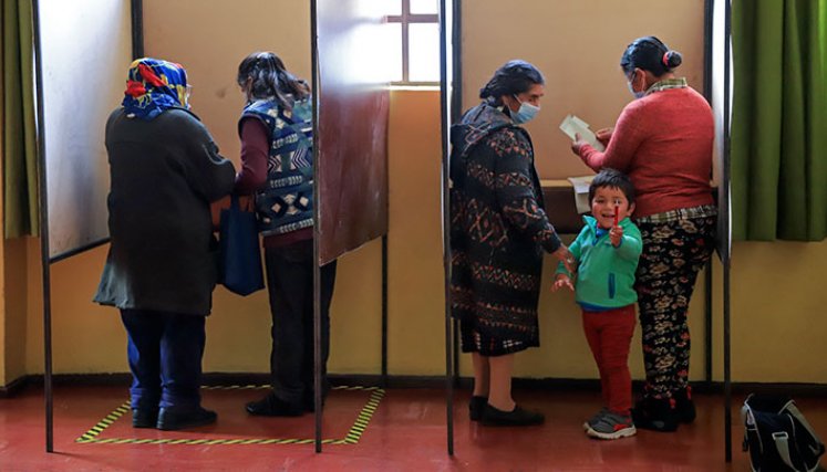 Votación en Chile.