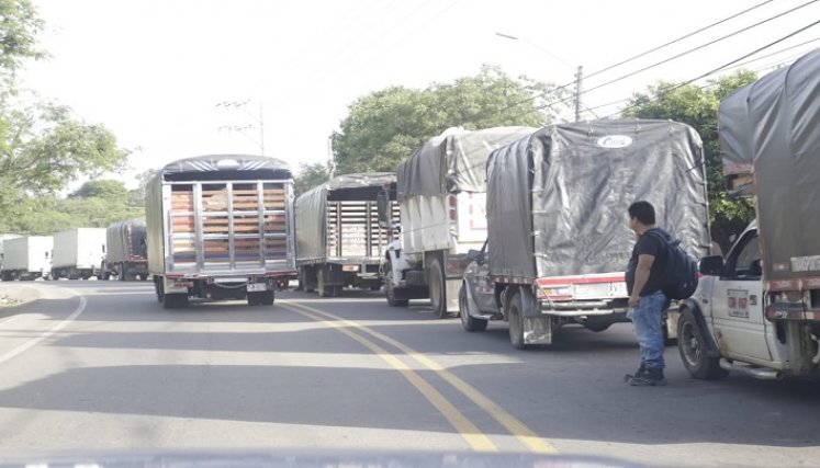 Corredor humanitario hacia el Catatumbo./Foto: Alfredo Estévez