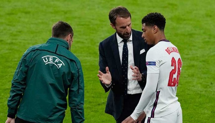 El inglés Gareth Southgate, entrenador de la selección de Inglaterra.