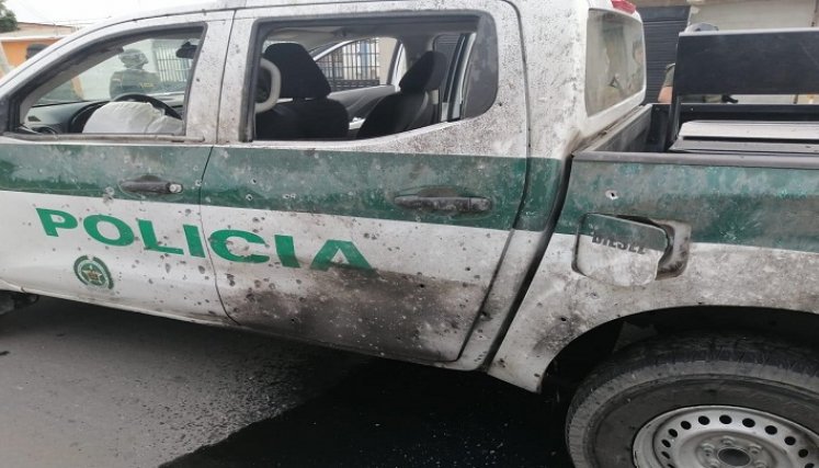 Un artefacto explosivo fue detonado esta mañana al paso de una patrulla de Policía a la salida del municipio de Saravena (Arauca)./Foto: colprensa