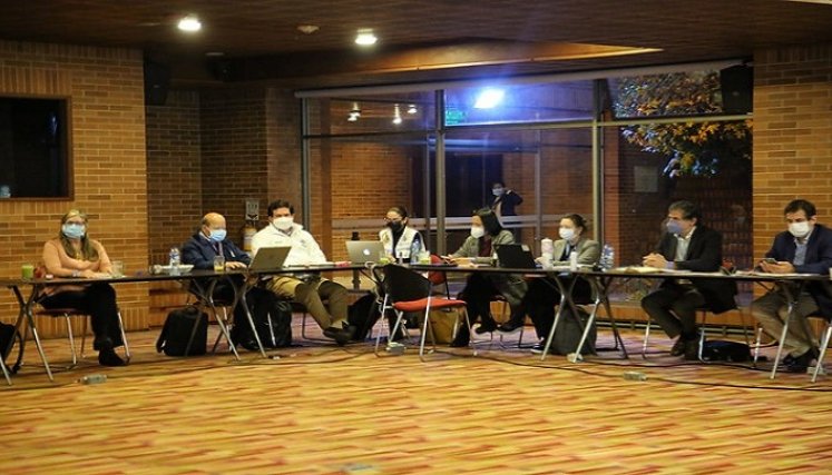 El gobierno Nacional se reúne nuevamente con el comité de Paro para intentar establecer una mesa de diálogo./Foto: Cortesía Presidencia