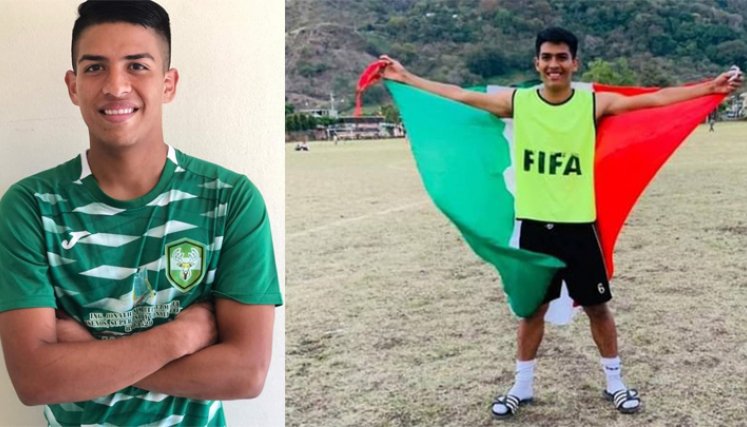 Con dos goles en el primer debut profesional ‘El Diablo’, demostró su esfuerzo y dedicación al fútbol. / Foto: Cortesía